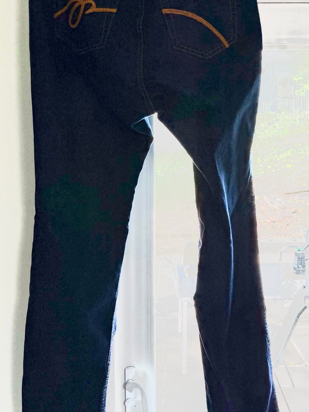 Dark Wash Straight Leg Tall PZI Jeans Mid Rise XLong